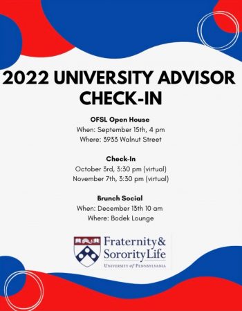 University Advisors 2022